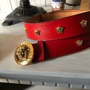 Versace Medusa belt